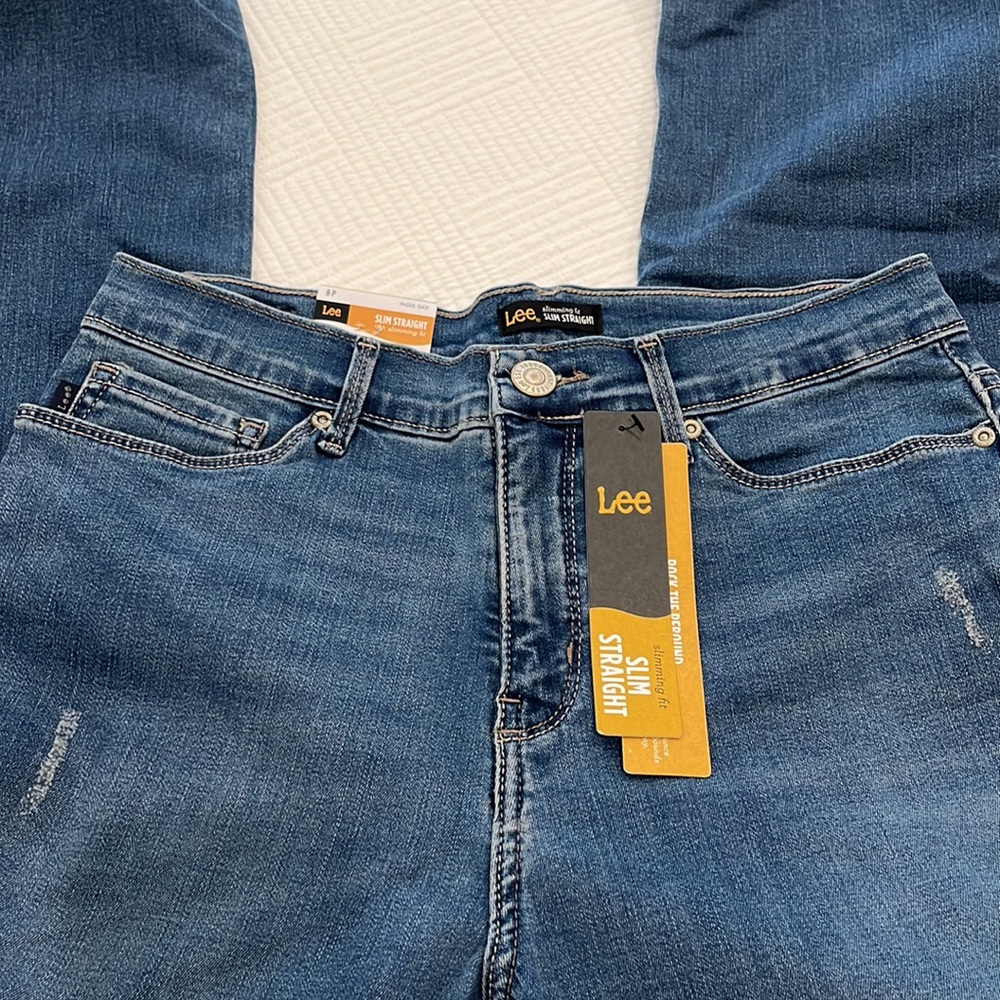 NWT Lee Slim Straight jeans - Picture 4 of 8